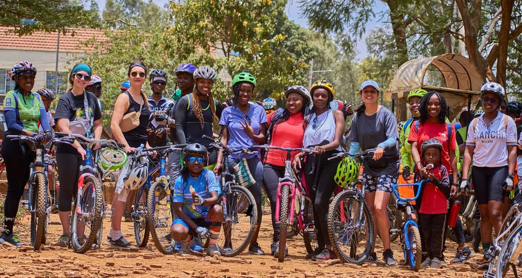 Kenyan cyclists