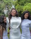 Akothee and her daughters Vesha Shailan and Rue baby