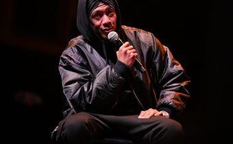 Nick Cannon speaks onstage during the Future Superstar tour.Paras Griffin / Getty Images