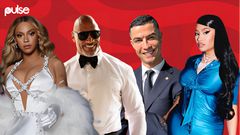 From left: Beyoncé, Dwayne Johnson, Cristiano Ronaldo and Nicki Minaj