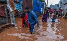 File image of an estate in Nairobi affected by floods caused by the ongoing heavy rains
