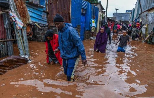 File image of an estate in Nairobi affected by floods caused by the ongoing heavy rains