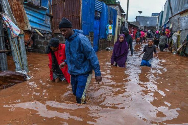 File image of an estate in Nairobi affected by floods caused by the ongoing heavy rains