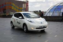 One of Nopia Ride electric vehicles at Two Rivers Mall, Nairobi. (techgistafrica.)
