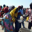 Nigerian women in an IDP camp in Borno