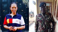 The late Sheila Wegesha and her ex-husband Samwel Odoyo