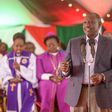 President William Ruto at a church service at Kerugoya stadium, Kirinyaga County on January 22, 2023