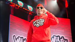 Nick Cannon on the set of Wild 'N Out