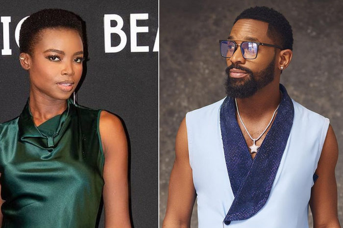 From Left: Angolan supermodel and fashion icon Maria Borges and Nigerian music legend D’Banj