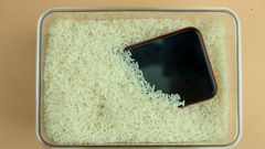 Apple says putting your wet iPhone in rice can actually do more damage to the device.dontree_m/Getty Images
