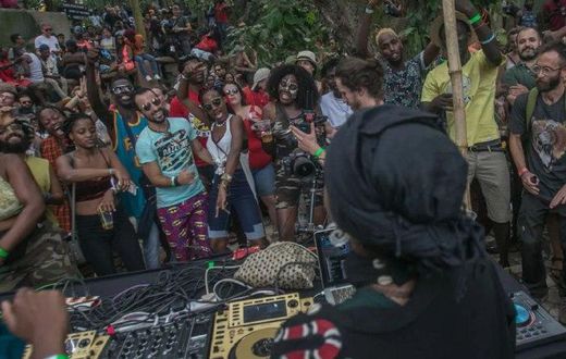 Revelers at Nyege Nyege Festival