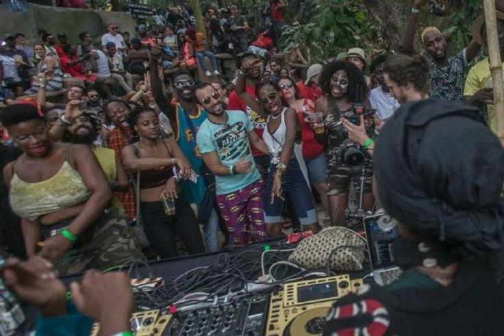 Revelers at Nyege Nyege Festival