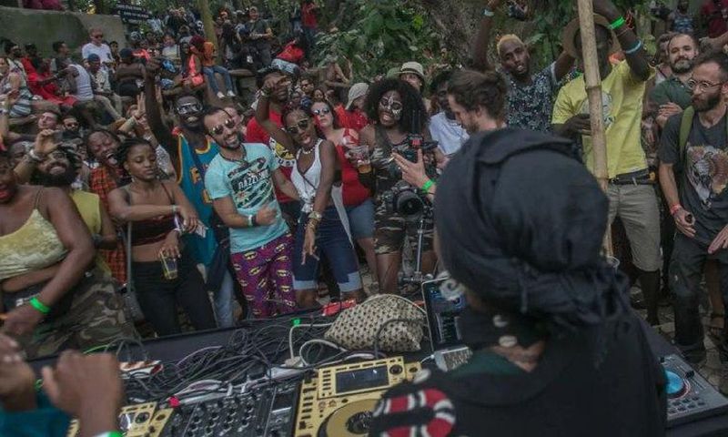 Revelers at Nyege Nyege Festival