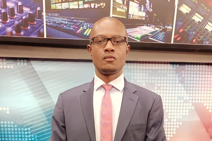 Former NTV Sports anchor and reporter Joshua Makori