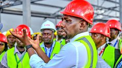 Transport CS Kipchumba Murkomen at the Jomo Kenyatta International Airport (JKIA) on April 30, 2024