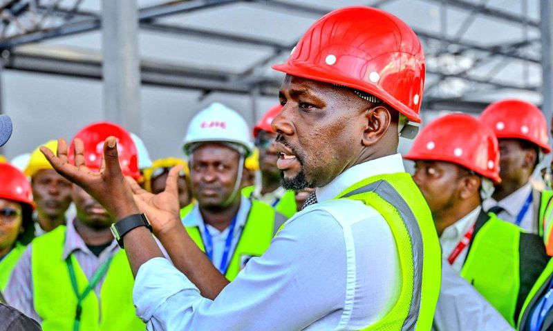 Transport CS Kipchumba Murkomen at the Jomo Kenyatta International Airport (JKIA) on April 30, 2024