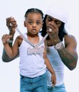 Diamond Platnumz and his son Naseeb Junior