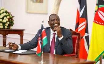 President William Ruto chairs a meeting at State House in February 2023