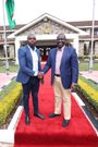 President William Ruto with Keiyo South MP Gideon Kimaiyo