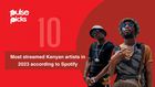 Top 10 most streamed Kenyan artists in 2023 according to Spotify