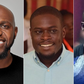 Larry Madowo, Johnson Sakaja and Ferdinand Omanyala