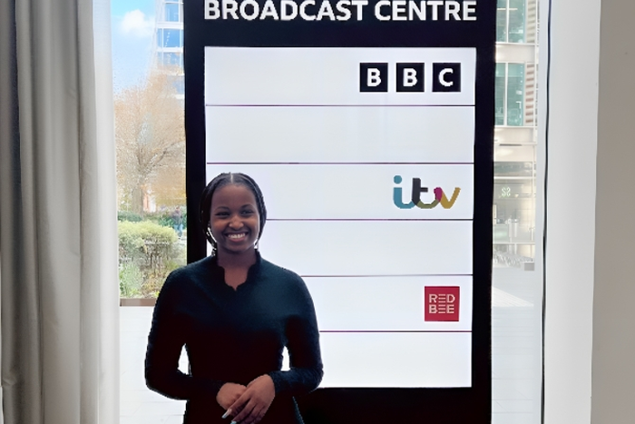 Media personality Claudia Naisabwa at BBC Studios in London