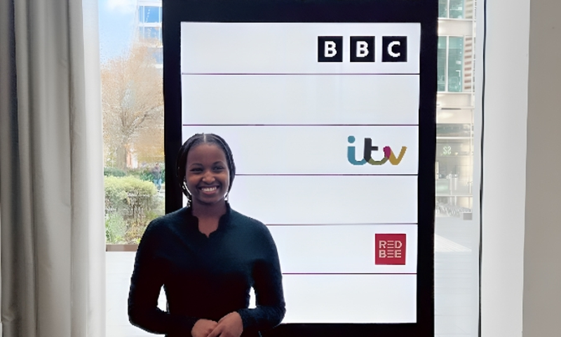 Media personality Claudia Naisabwa at BBC Studios in London