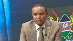 Kuria Kimani, Molo MP and Chair of the National Assembly Committee on Finance during an interview on Citizen TV on May 16, 2024