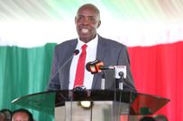 Education CS Ezekiel Machogu attending the launch of the 2023 National Examinations Season at the New Mitihani House on September 25, 2023