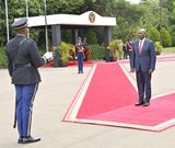 President William Ruto during his trip to Rwanda