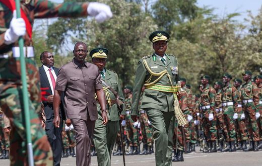 President William Ruto presides over pass-out parade of over 2000 Forest Officers in Gilgil