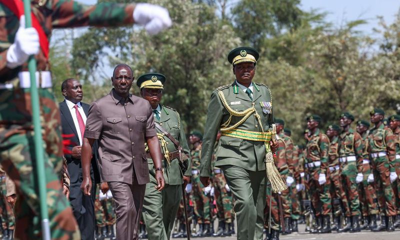 President William Ruto presides over pass-out parade of over 2000 Forest Officers in Gilgil