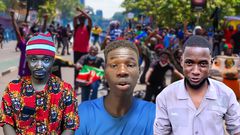 Anti-finance bill protest reactions from other African content creators from left Nigerian, South Sudanese and Ugandan