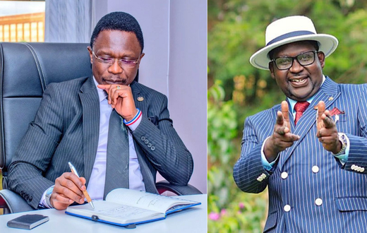 Ababu Namwamba and Daniel Ndambuki 'Churchil'