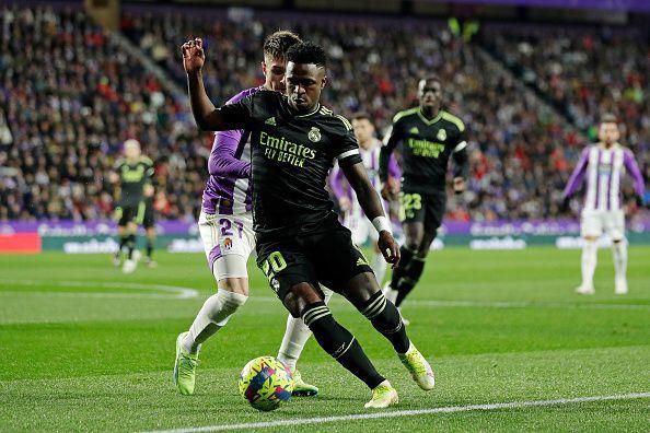 Vinicius was the victim of racist taunts in Real Madrid’s match at Real Valladolid