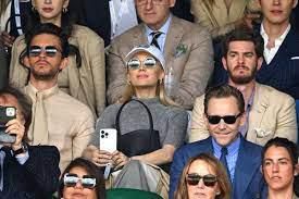 Ariana Grande at wimbledon 2023 without her wedding ring