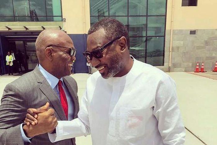Tony Elumelu and Femi Otedola