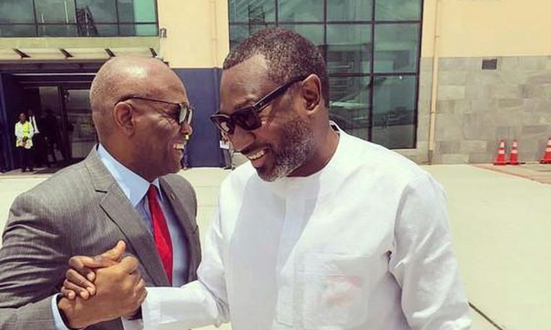 Tony Elumelu and Femi Otedola
