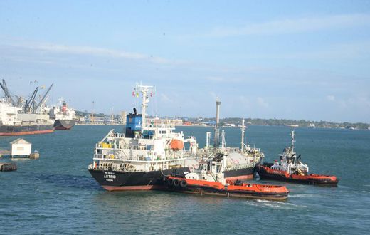 Kipevu Oil terminal in Mombasa