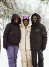Lupita Nyong'o on holiday with family and boyfriend Selema Masekela at the Jackson Hole Mountain Resort in Wyoming