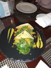 Grilled Halloumi & Baby Spinach Mint Pesto, Spinach and Rucalo Leaves, Citrus Dressing