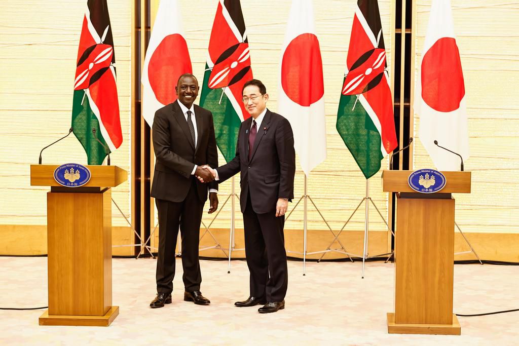 President William Ruto held bilateral talks with Japan Prime Minister Fumio Kishida on February 8, 2024