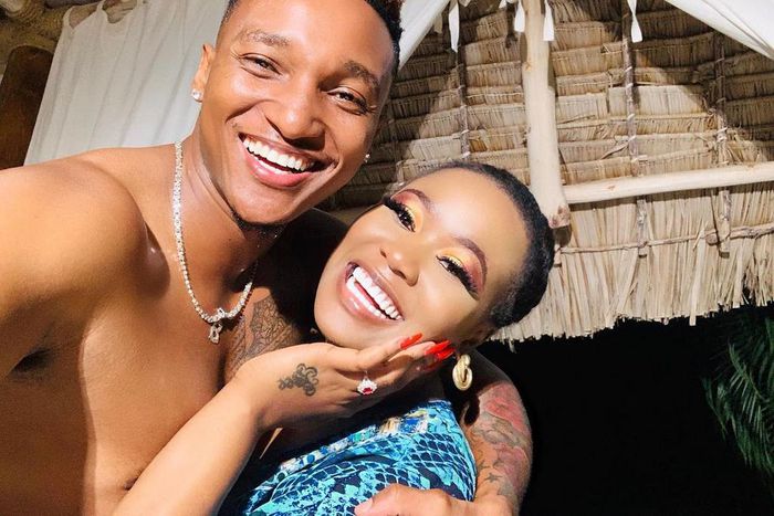 Vera Sidika with her Bae Brown Mauzo