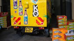 A Kenyan Originals branded tuktuk