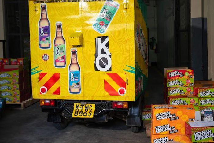 A Kenyan Originals branded tuktuk