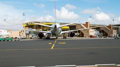 A plane at JKIA