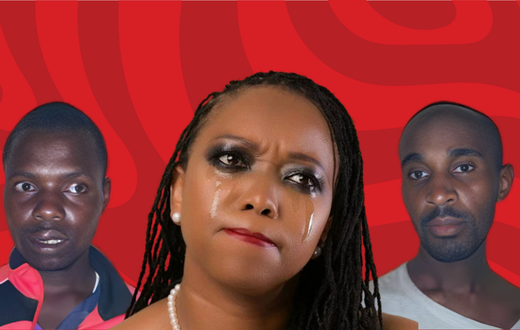 A collage of Ciku Muiruri and suspects arrested for the abduction of her daughter