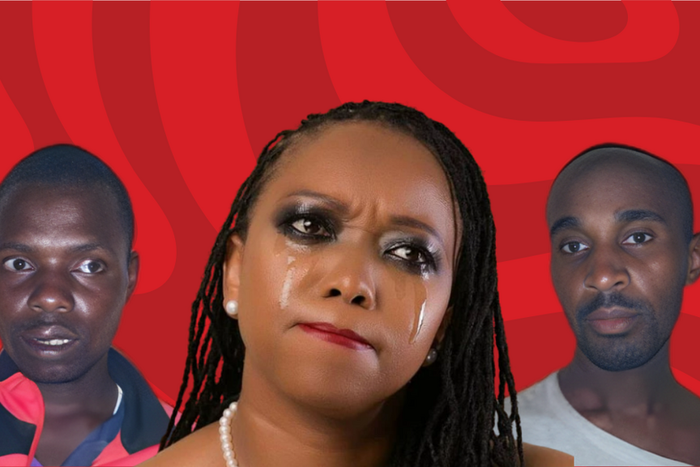 A collage of Ciku Muiruri and suspects arrested for the abduction of her daughter