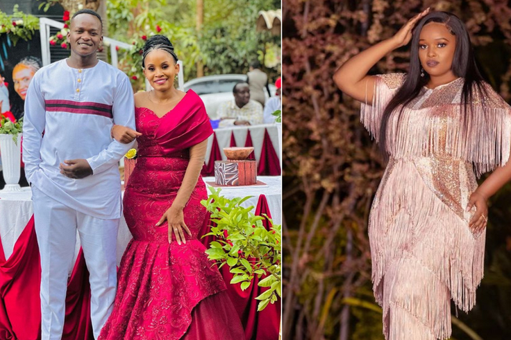 From left: Leon, Diana and Milly WaJesus [Instagram]