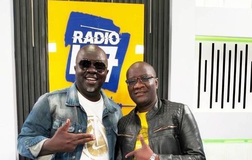 Radio 47 presenters Ali Hassan and Fred Arocho